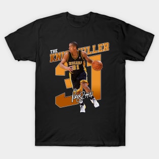 Reggie Miller Choke Sign Basketball Legend Signature Vintage Retro 80s 90s Bootleg Rap Style T-Shirt